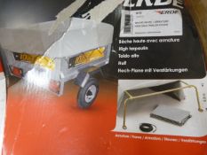 *Trailer Cover; Tarpaulin and Metal Frame 30cm Hig