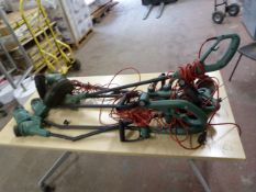 *Six Bosch Easy Grass Cutters (mixed condition)