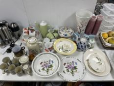 Retro Kitchen Pottery Including Hornsea, Portmeiri