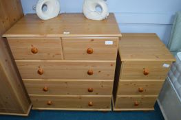 Two over Three Bedroom Chest plus Three Drawer Bed