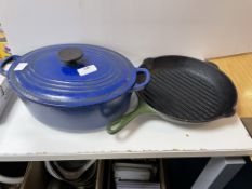 Le Creuset Enamel Casserole Dish plus Skillet