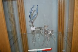 Two Crystal Deer