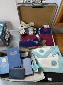 Masonic Aprons, Sashes, Medals, etc.