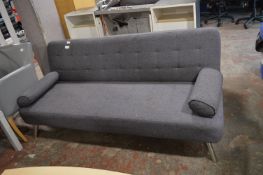 *Grey Upholstered Sofa Bed