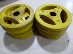 *Ten Alex 1.25kg Weight Discs (yellow)