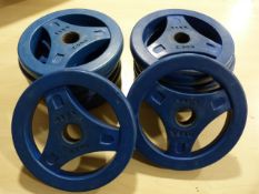 *Ten Alex 2.5kg Weight Discs (blue)