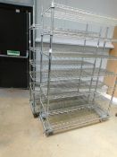* 2x S/S Adjustable Mesh Racking