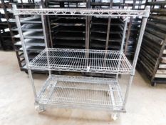 * 2x S/S Adjustable Mesh Racking