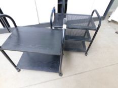 * 2 Trolly book cases