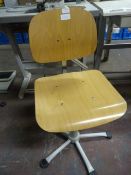 *Pfaff Sewing Machinists Swivel Chair