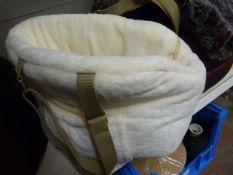 *Suzy Pet Carrier (cream)