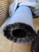 *5ft Roll of Blue Satin Effect Fabric