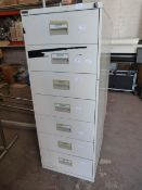 *Seven Drawer Filing Cabinet ~1.3m tall