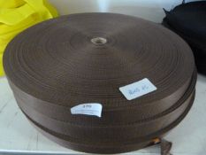 *Three Rolls of Brown Edging