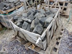 *Pallet of Hand Finished Vintage Garden Edging Granite Sets