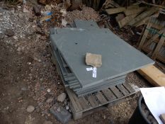 *25sqm of Dark Grey Slate