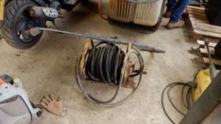 *Retractable Pressure Washer Hose with Reel