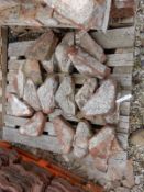 *Pallet of Reclaimed Vintage Ridge Wall Bricks