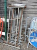 *Ten Sections of Galvanised Steel Scaffolding