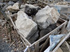 *Pallet of Rough Decorative Stones