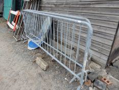*Two Galvanised Steel Barriers