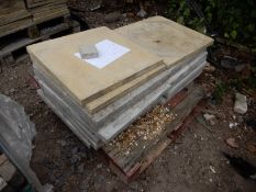 *~17 Reclaimed Paving Slabs 600x600mm