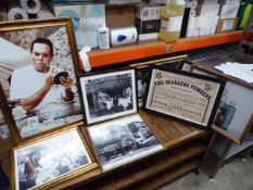 * 8 x framed print from vintage pharmacy