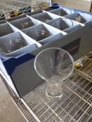 * 8 x jazz desert glasses/vases