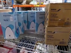 * 5 x spray soap dispensers and 12 x soap cartridges