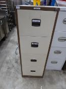 * 4 drawer filing cabinet