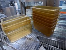 * 10 x heat resistant plastic gastronomes