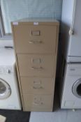 Four Drawer Metal Filing Cabinet