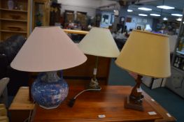 Three Tables Lamps
