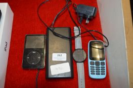Apple iPod, Telephone Power Bank, Wristwatch, etc.