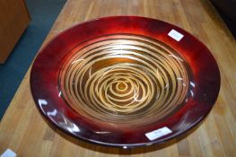 Large Decorative Glass Bowl