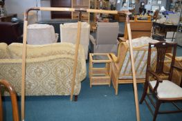 Clothes Rail with Copperised Fittings