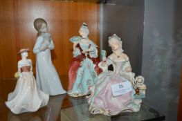 Vintage Wedgwood Figures, Nao Figure, etc.