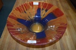 Large Decorative Glass Bowl