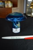 Signed Glass Mushroom