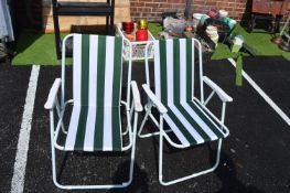 Pair of Folding Garden Chairs