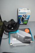 Philips Powertouch Cordless Shaver plus Binoculars