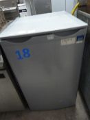 *Grey Undercounter Refrigerator (no shelves)