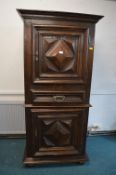 French Walnut Louis XIII Cabinet Deux Corps