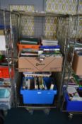 Cage Lot of Hardback Books (cage and crates not in