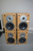 Two Pairs of Gale Gold Monitor Audio Speakers