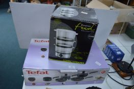 Tefal Delight 5pc Non-Stick Cookware Set plus Russ