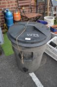 Black Plastic Dustbin