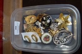 Vintage Costume Jewellery Brooches