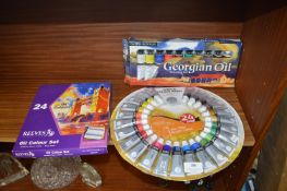 Rowney and Reaves Oil and Acrylic Paint Sets