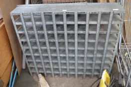 Set of Galvanised Steel Pigeonholes